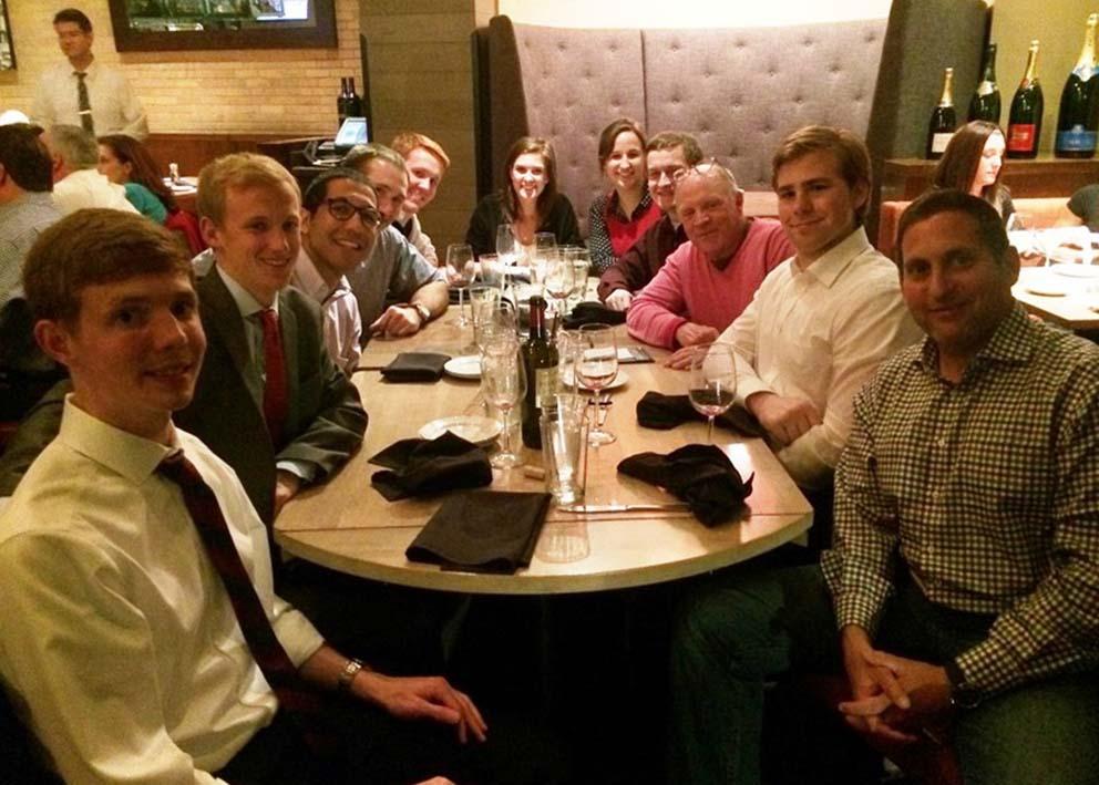 students in a restaurant in washington DC